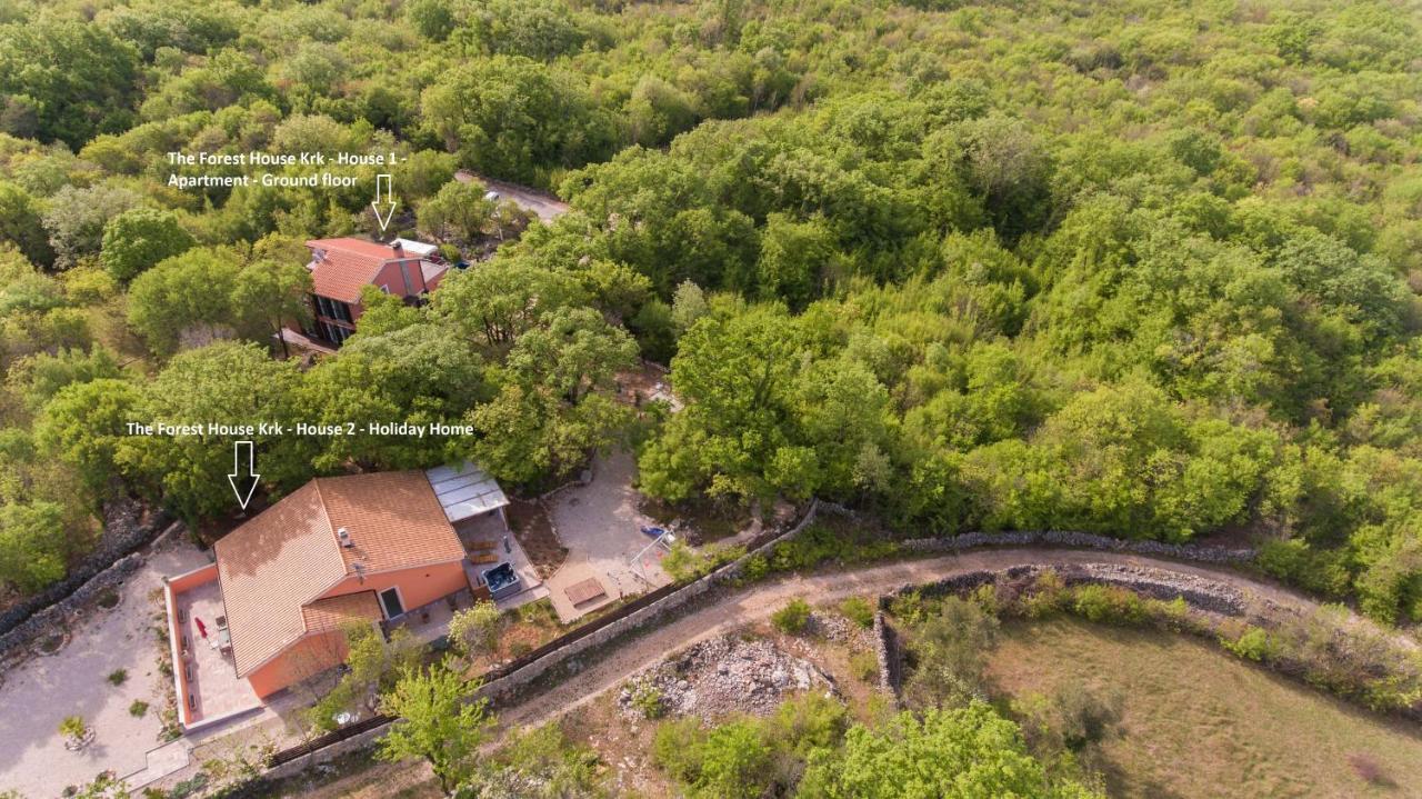 The Forest House Krk 1 Kras ภายนอก รูปภาพ